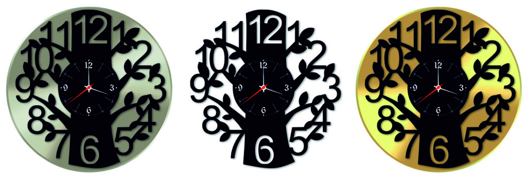 Сектор Газа [Версия 3]. Дизайнерские часы из настоящей виниловой пластинки